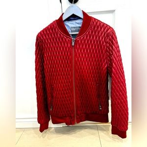 Zara Man bomber jacket size 42, burgundy red